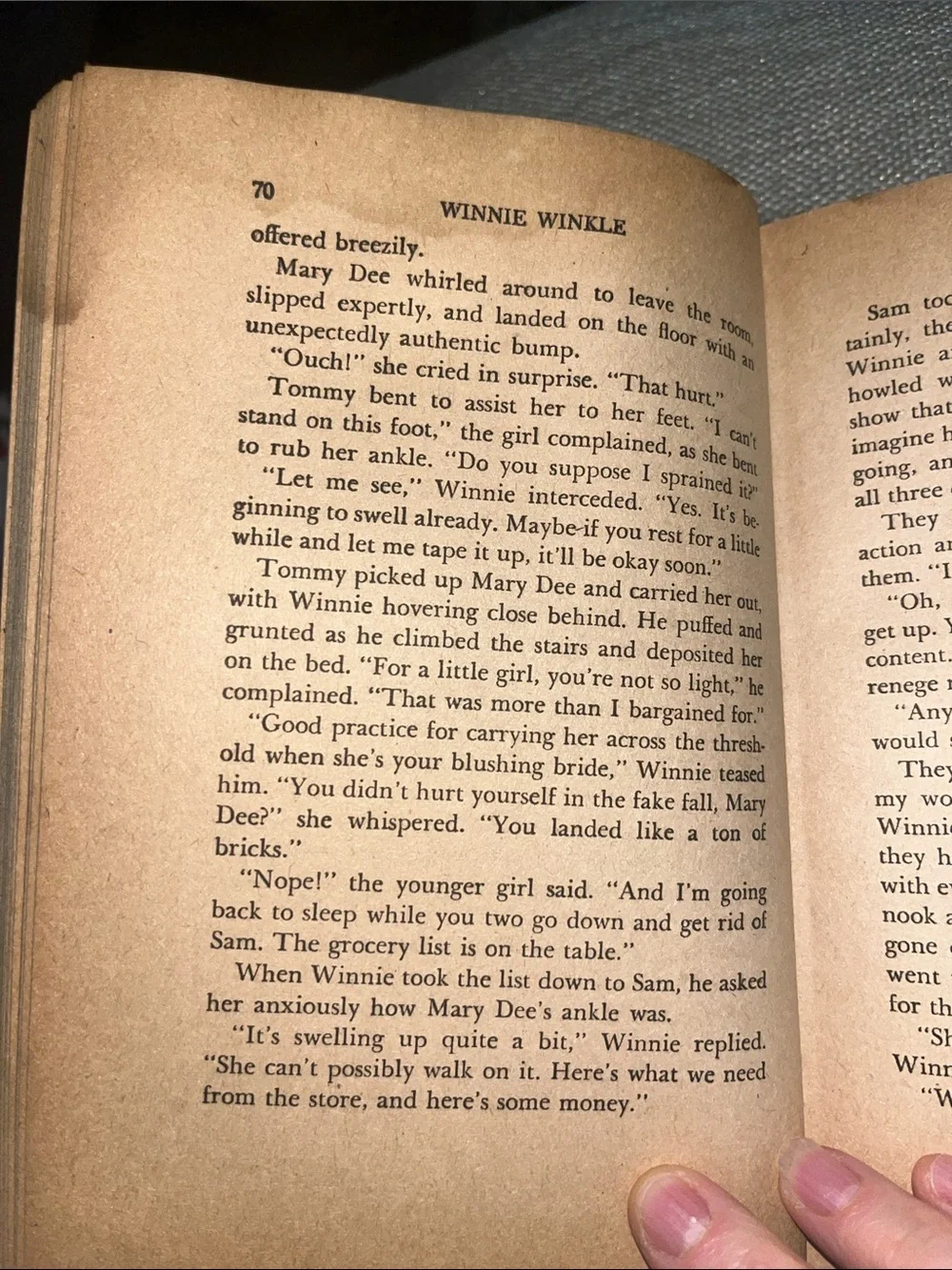 Winnie Winkle and the Diamond Heirlooms - Yellow Cover Collectible Book